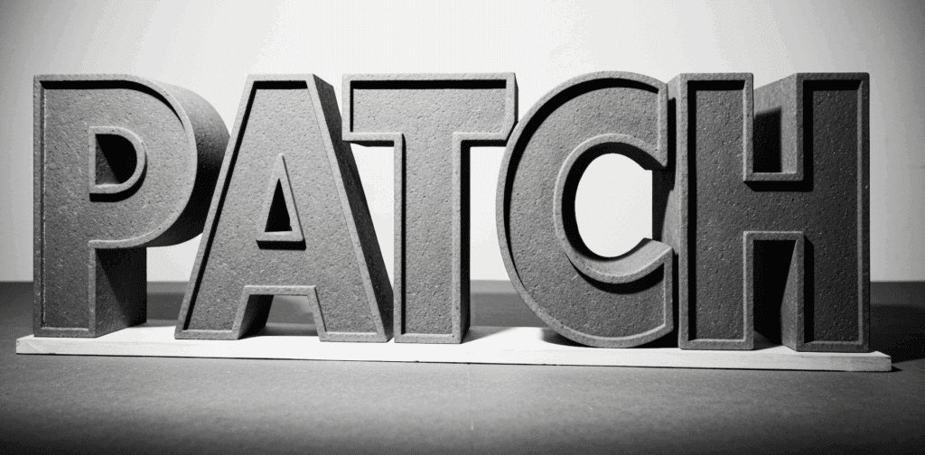 Deze afbeelding geeft letters PATCH weer. Dat is de afkorting van het door ARC People ontwikkelde raamwerk voor Cyber Recovery.